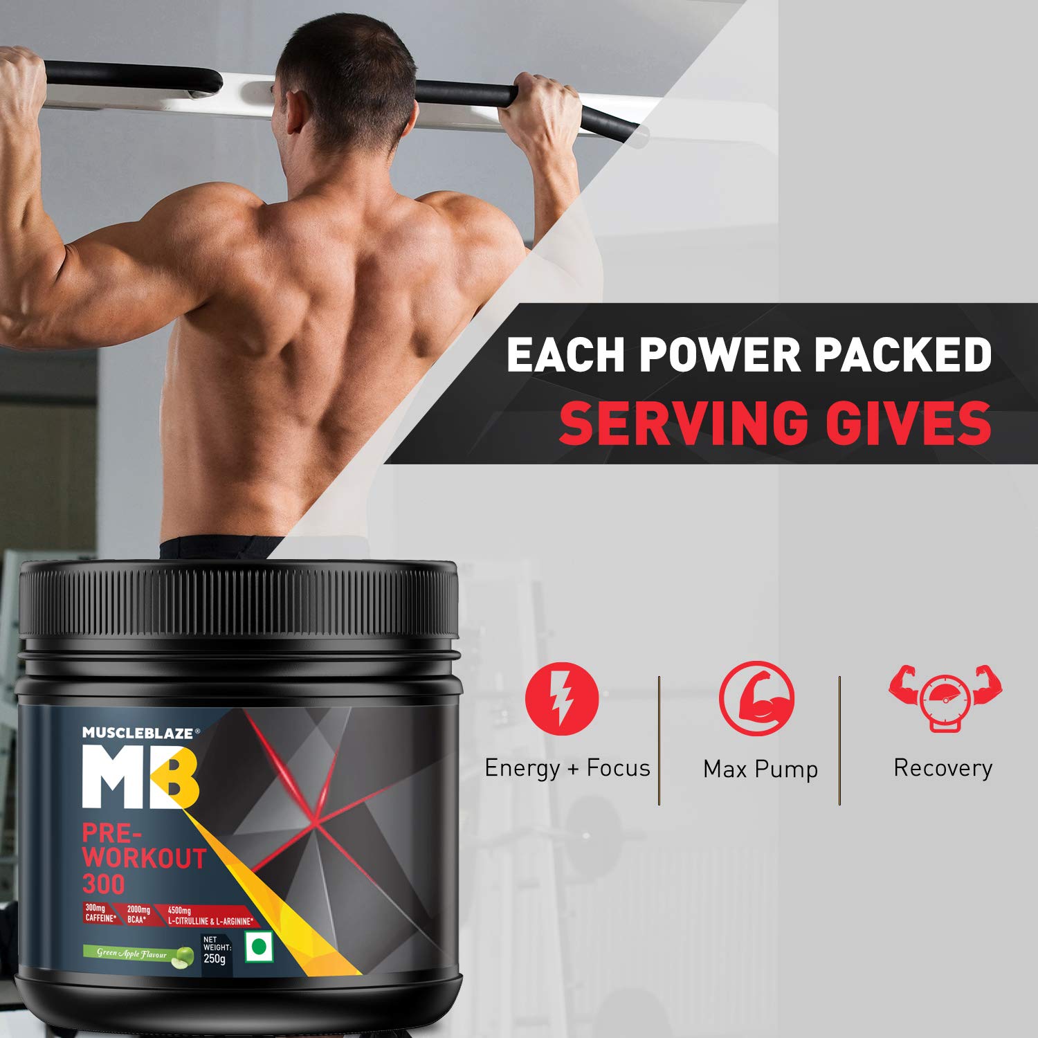 Image Of Muscleblaze Pre Workout 300 Beast Nutrition