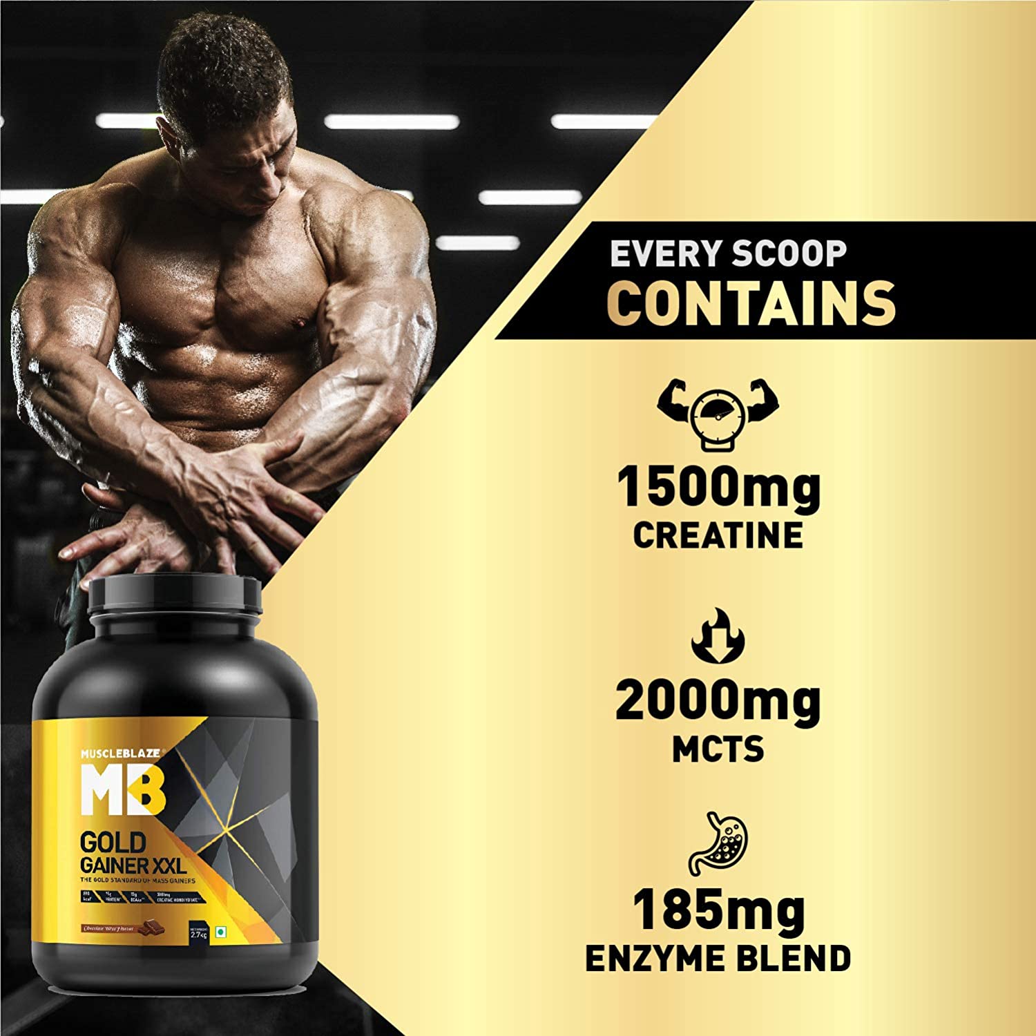 Image Of Muscleblaze Gold Gainer Xxl Mass Gainer Beast Nutrition