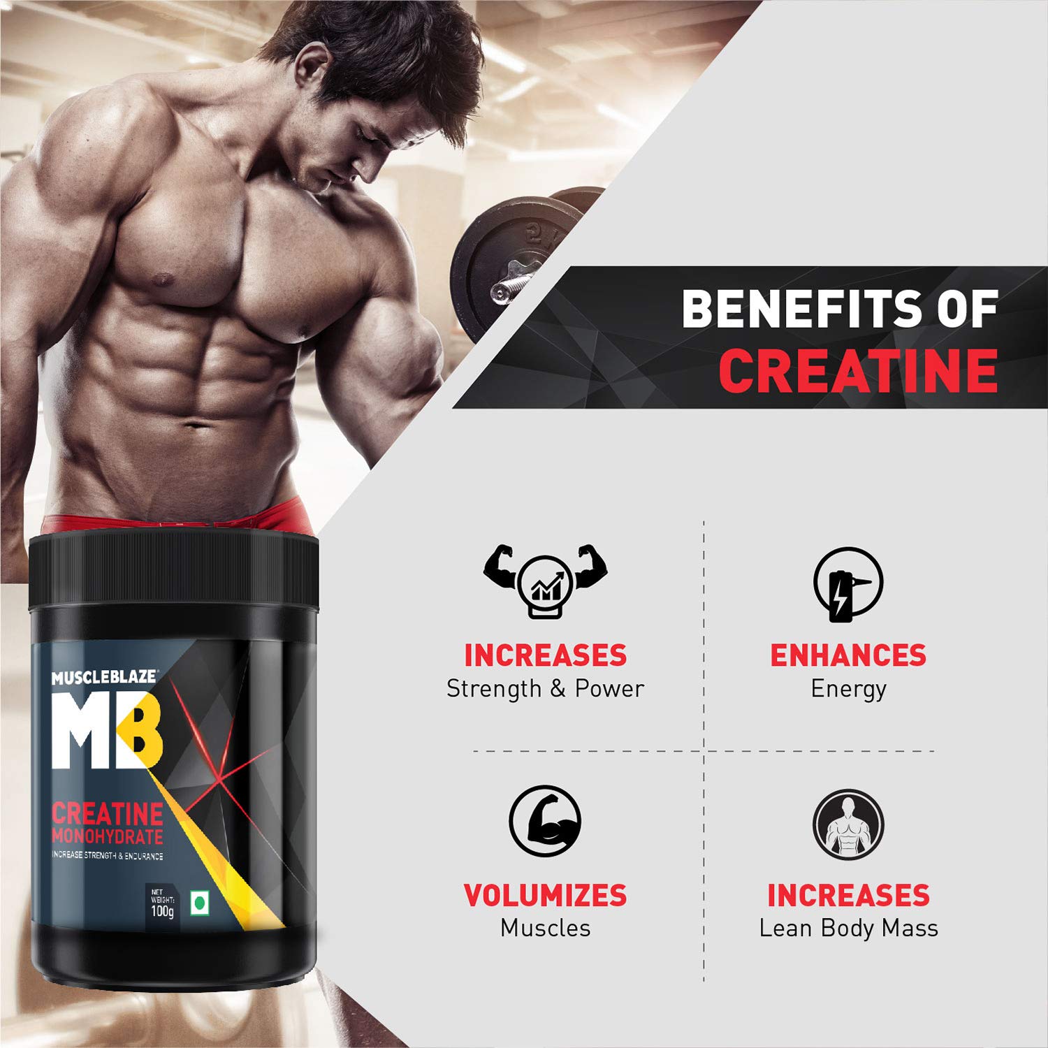 Image Of Muscleblaze Creatine Monohydrate Beast Nutrition
