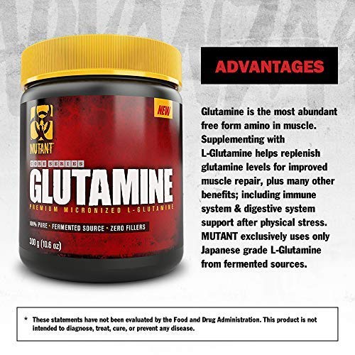 Image Of Mutant Glutamine- 300 Gm Beast Nutrition