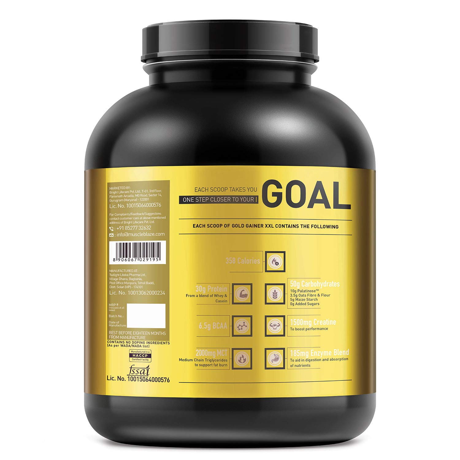 Image Of Muscleblaze Gold Gainer Xxl Mass Gainer Beast Nutrition
