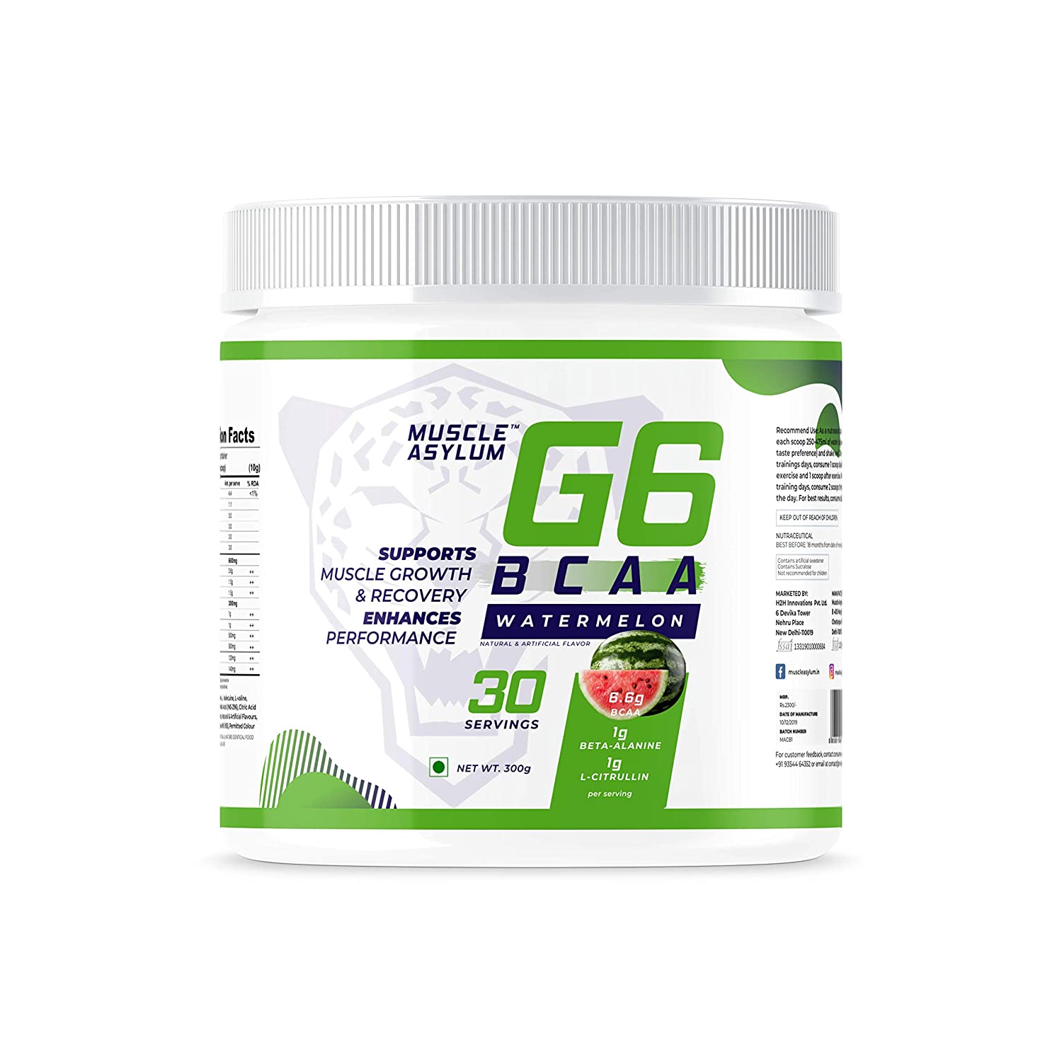 Image Of Muscle Asylum G6 Bcaa Beast Nutrition