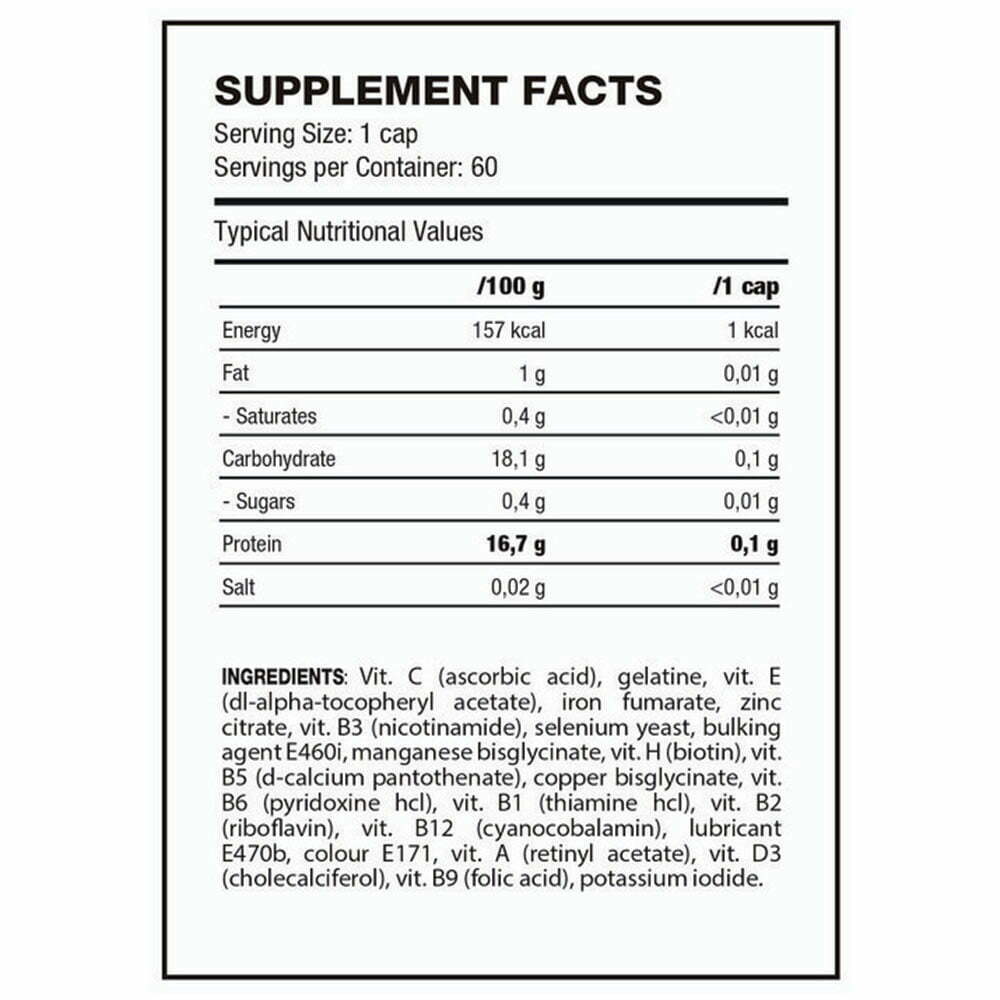Image Of Qnt Daily Vitamins, 60 Caps Beast Nutrition