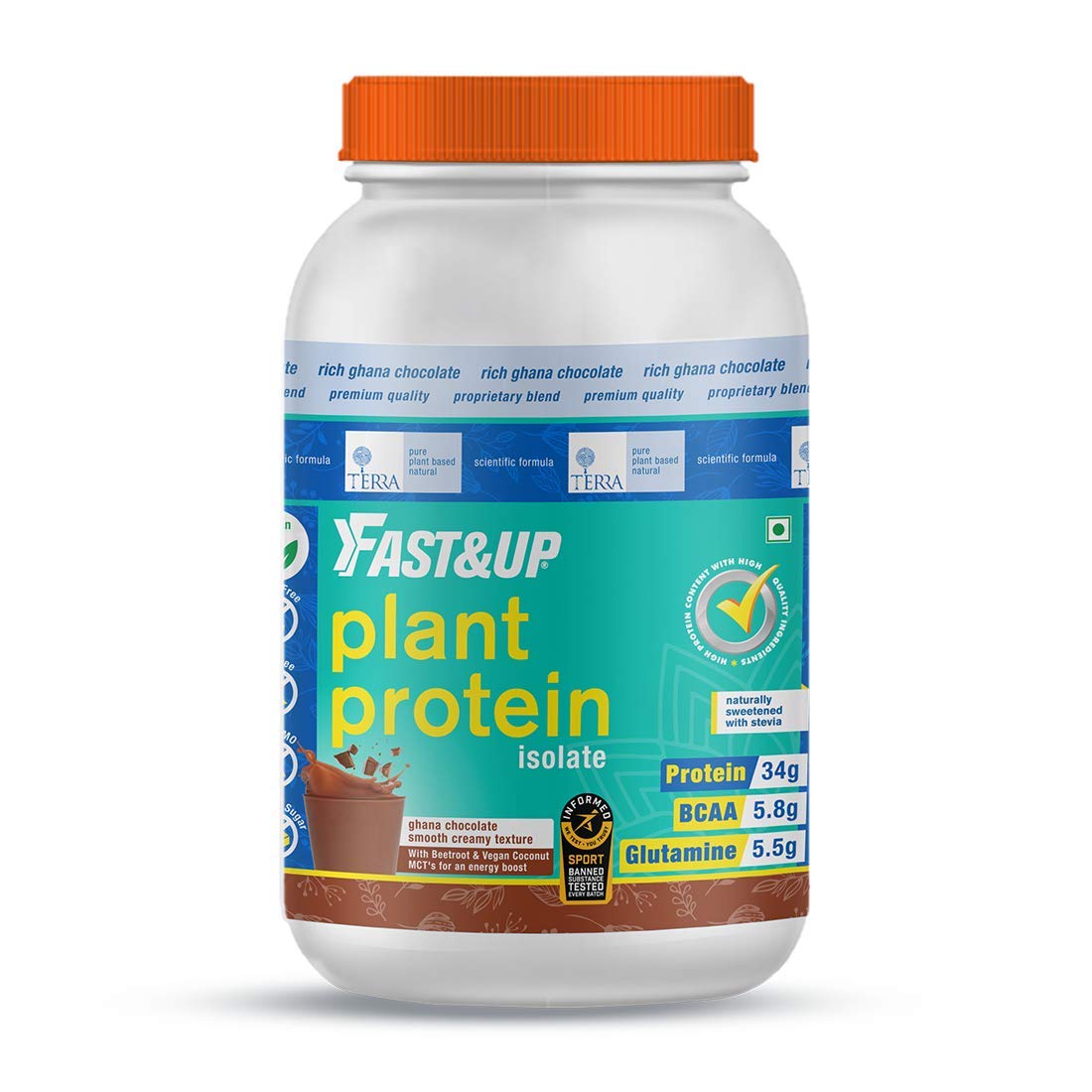Image Of Fast&Amp;Up Plant Protein – Plant Based Vegan, 30 Servings Beast Nutrition