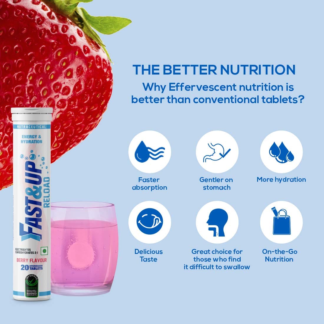 Fast&Up Reload Instant Energy Drink Beast Nutrition