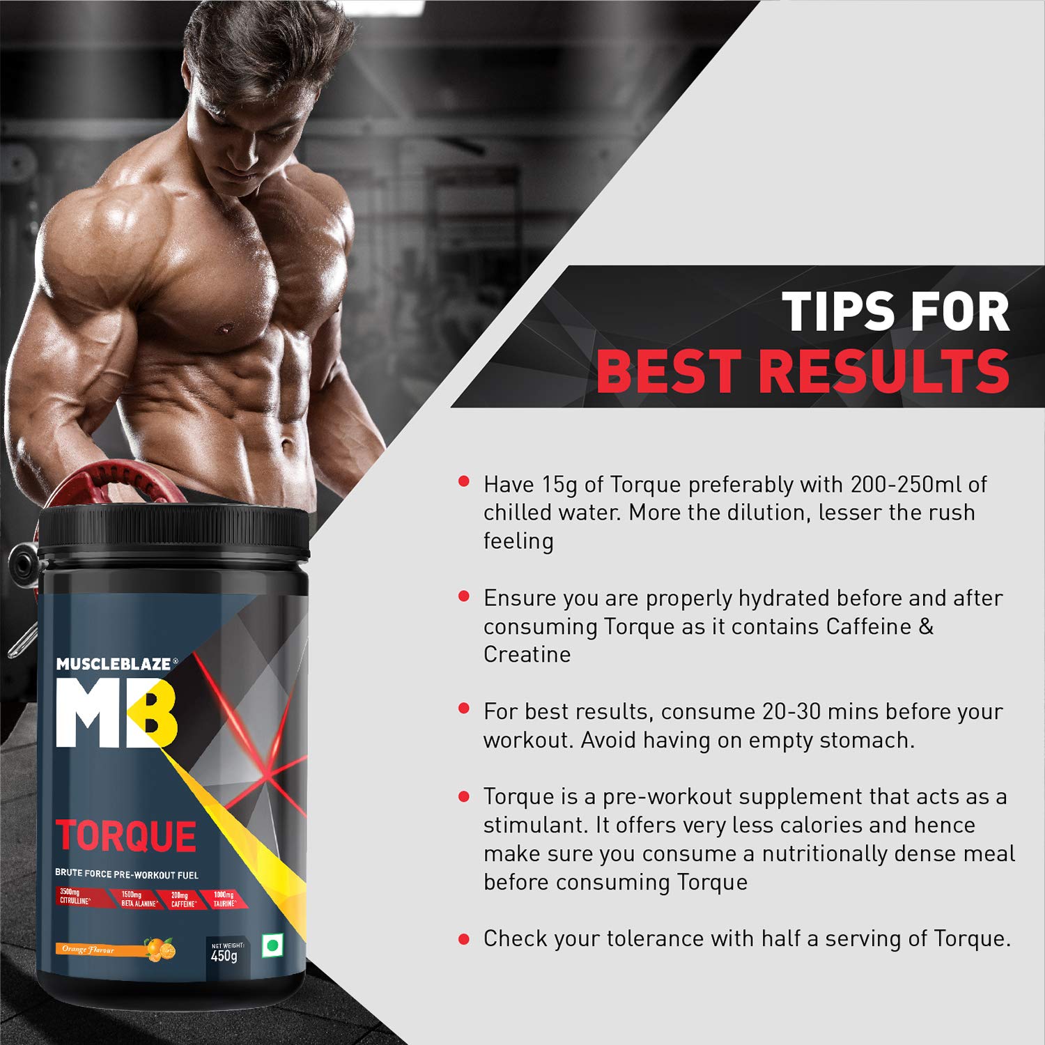 Image Of Muscleblaze Torque Pre-Workout Beast Nutrition