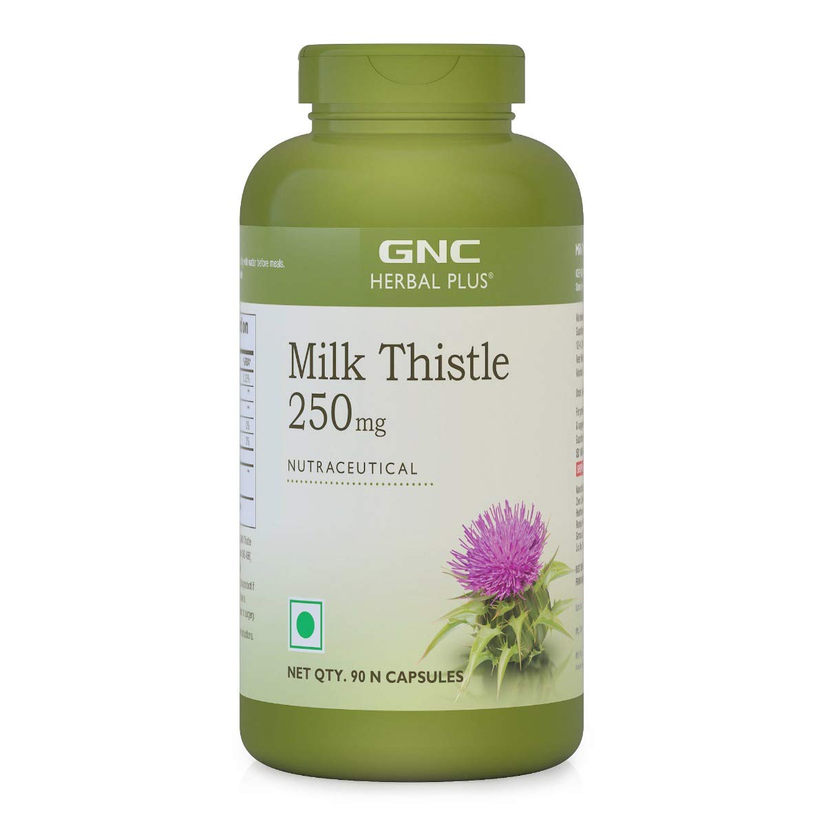Image Of Gnc Herbal Plus Milk Thistle 250Mg, 90 Capsules Beast Nutrition