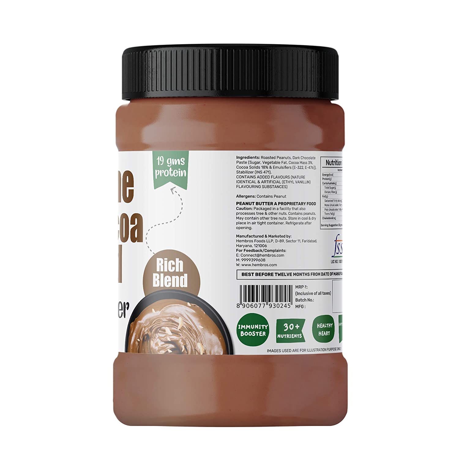 Image Of Zucchero The Nut &Amp; Cocoa Spread Peanut Butter Beast Nutrition