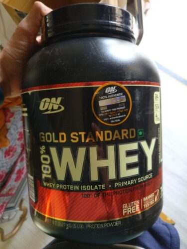 ON (Optimum Nutrition) Gold Standard 100% Whey Protein 5 lbs, 2.27 kg, Primary Source Isolate + FREE ON Glutamine 250gm photo review