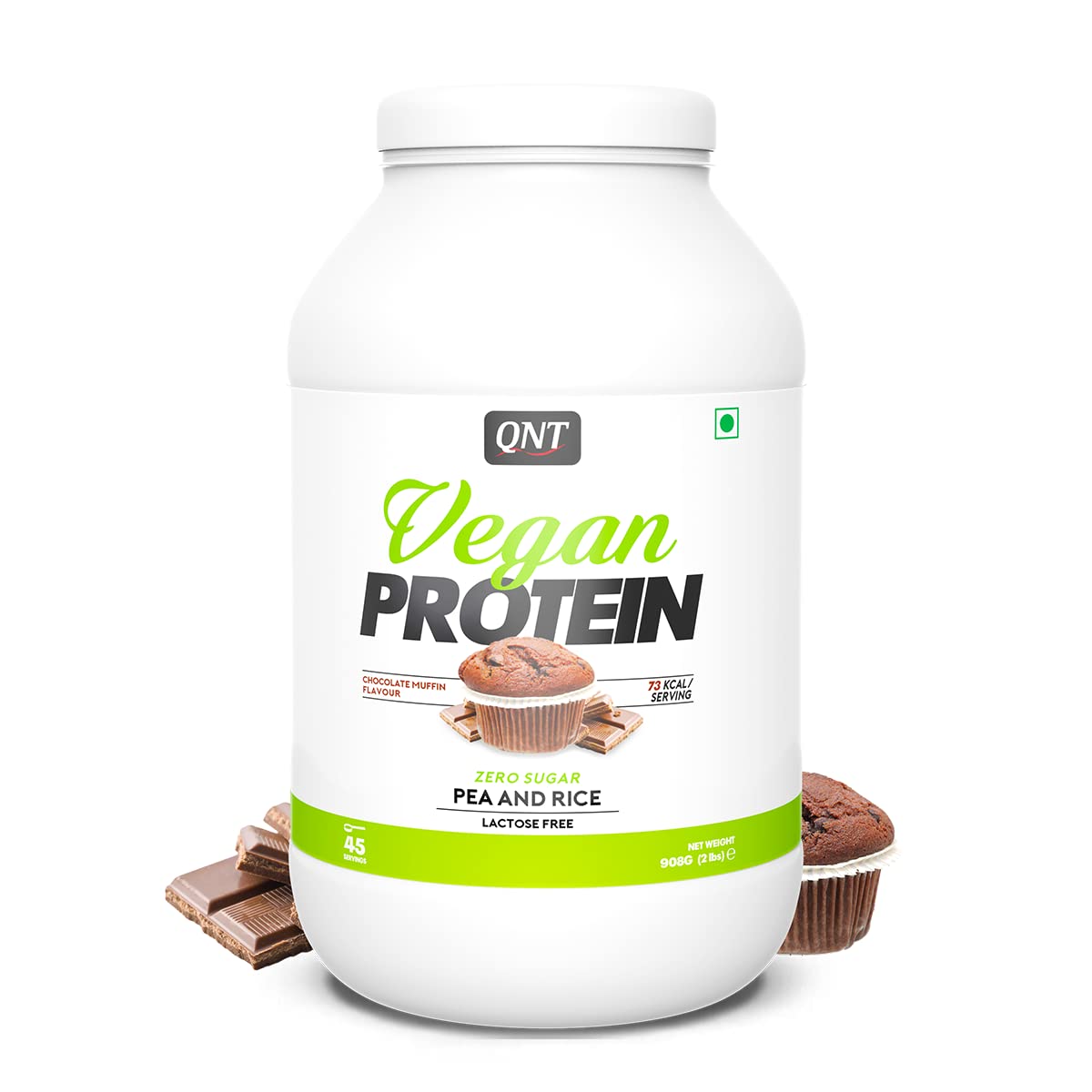Image Of Qnt Vegan Protein | 100% Plant Based Protein With Amino Acids Beast Nutrition