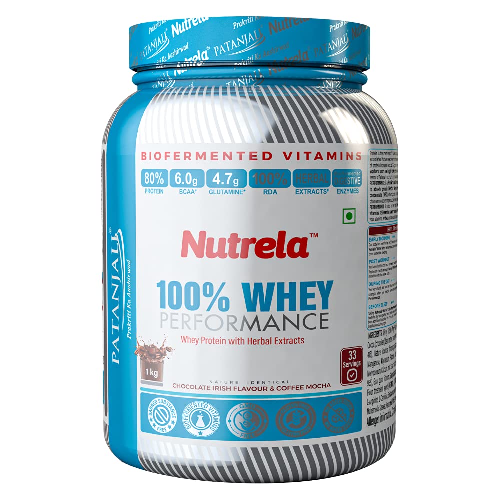 Image Of Patanjali Nutrela 100% Whey Performance Powder Beast Nutrition