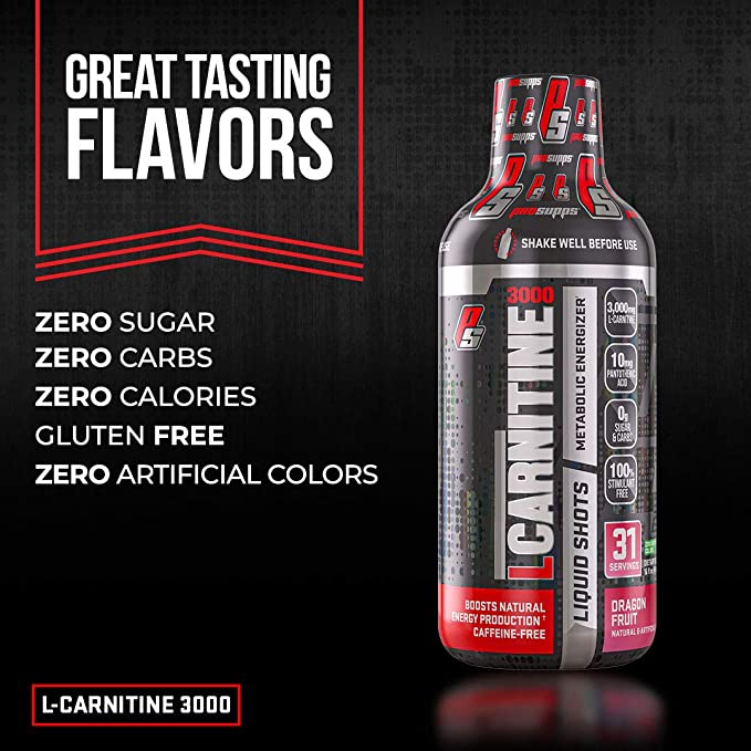 Image Of Prosupps L-Carnitine 3000 Stimulant Free Liquid Shots For Men And Women Beast Nutrition