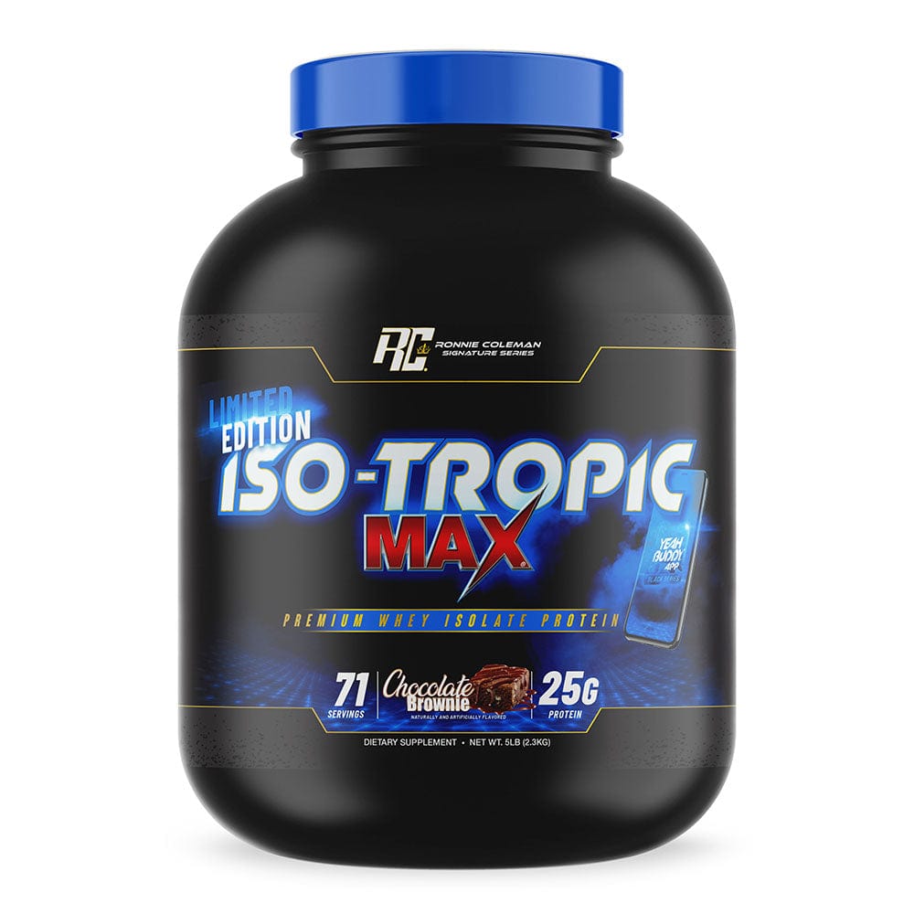 Image Of Ronnie Coleman Iso-Tropic Max 71 Scoops - Black Edition Beast Nutrition