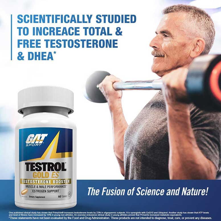Image Of Gat Sports Testrol Gold Es, 60 Tablet(S) Unflavoured Beast Nutrition